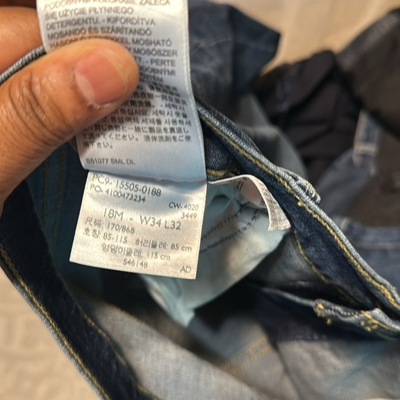 NWT LEVI STRAUSS & CO 505 STRAIGHT MID RISE EASY THROUGH HIP AND THIGH JEAN - Picture 9 of 11